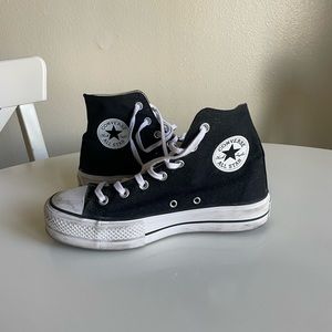 Black Platform Converse